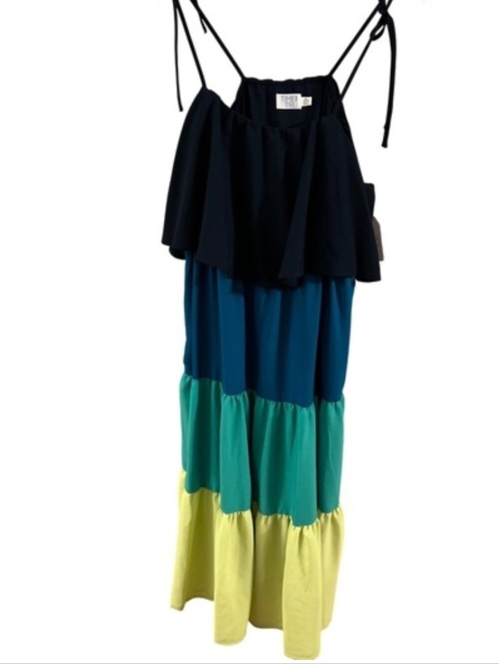 NWT Time & Tru Tiered Midi Sundress Sz XL